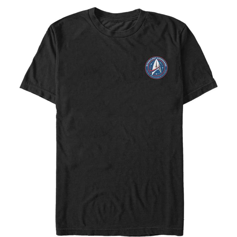 Star Trek Men’s Discovery Starfleet Badge  T Shirt