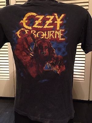 Vintage Ozzy Osbourne Bark At The Moon Shirt  S/m Rock Metal Dio Sabbath 6670