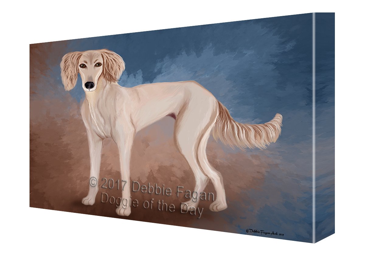 Saluki Puppy Canvas Wall Art Cvs48846