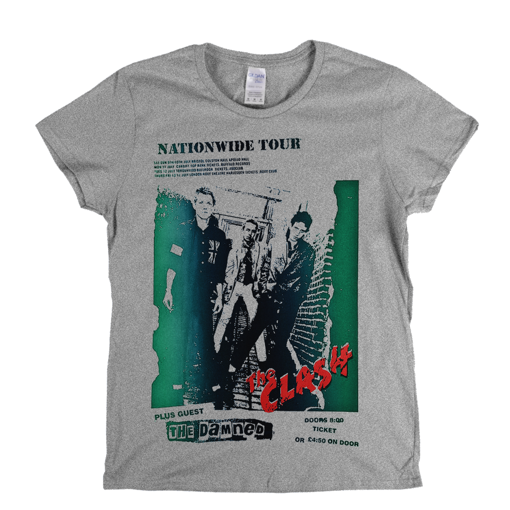 The Clash Poster Womens T-Shirt