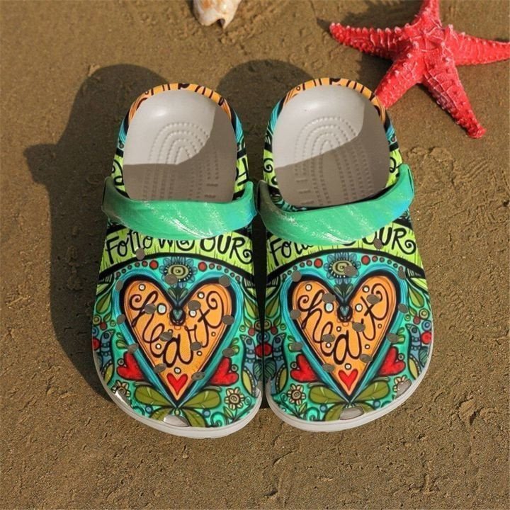 Hippie Follow Your Heart Crocss Clog Shoes – Teethingmolars