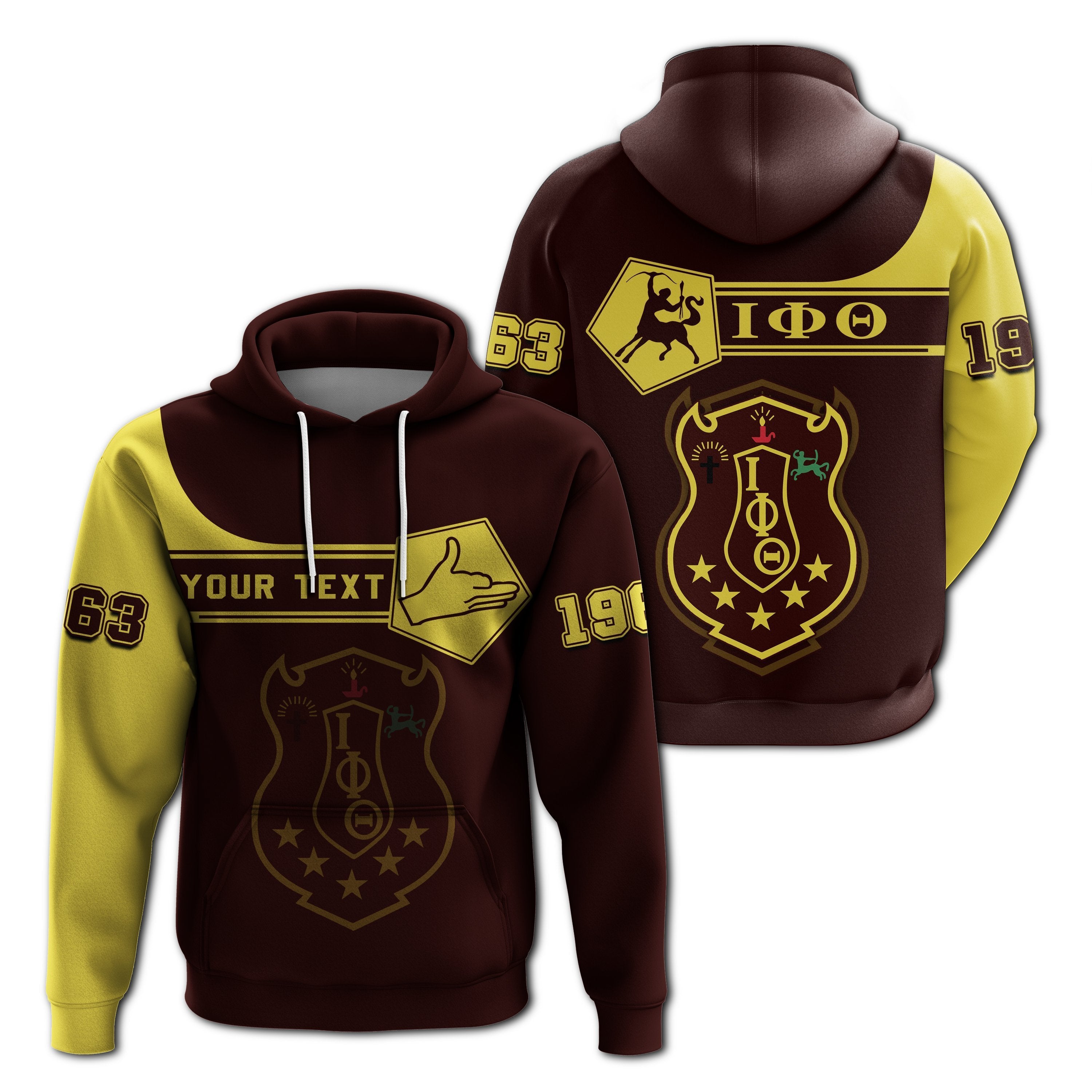 Greek Life Hoodie – Personalised  Iota Phi Theta Hoodie – Simple Style