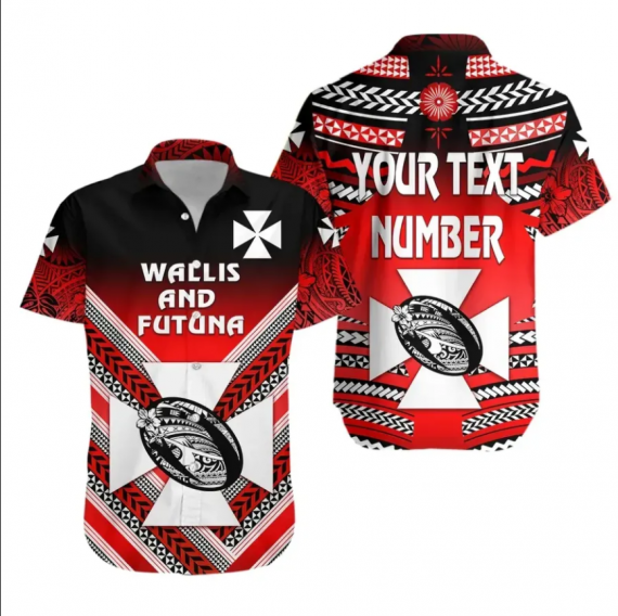 Wallis And Futuna Rugby Hawaiian Shirt Chm