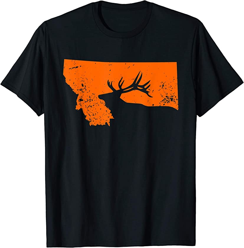 Vintage Montana Elk Hunting T-Shirt