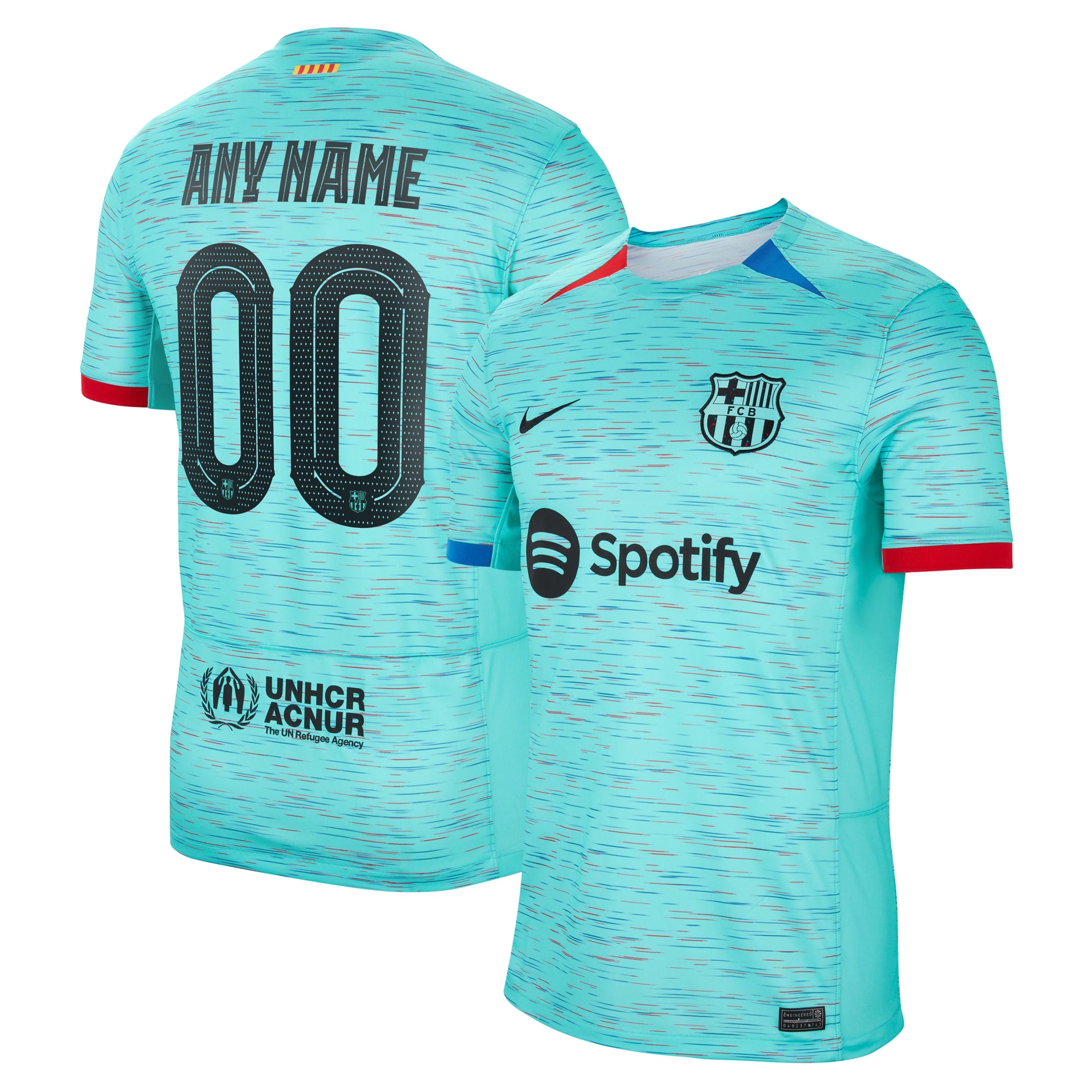 Barcelona 2023/24 Third Custom Replica Jersey – Aqua