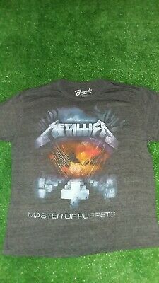 Vintage Metallica Master Of Puppets Tour Black T-shirt  Extra  () 3259