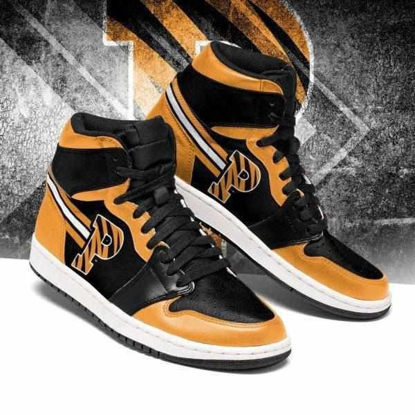 Fancy Princeton Tigers Design Air Jordan 1 Mid Printing Shoes Sneaker