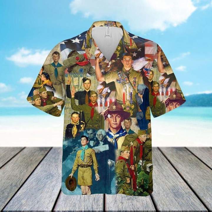 Amazing Boy Scout Of America Hawaiian Shirt | Unisex | Adult | Hw5661