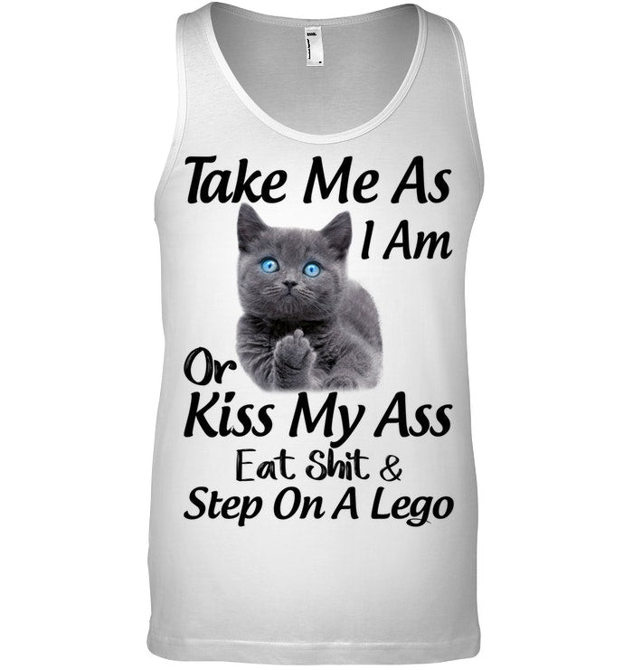 Take Me Or Kiss My Ass Kitten Mug – Unisex Tank Top – Poster