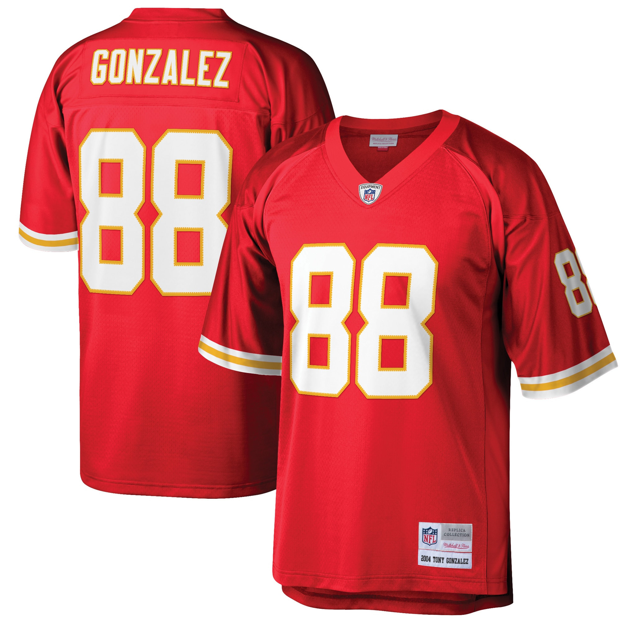 Tony Gonzalez Kansas City Chiefs Mitchell & Ness Retired Player Legacy Replica Jersey – Red NFL