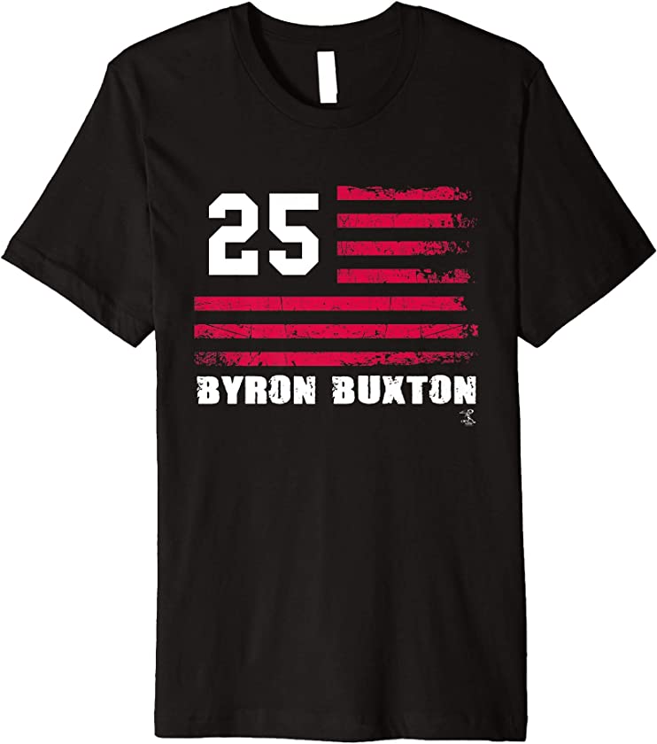 Byron Buxton Vintage Flag Gameday Premium T-Shirt