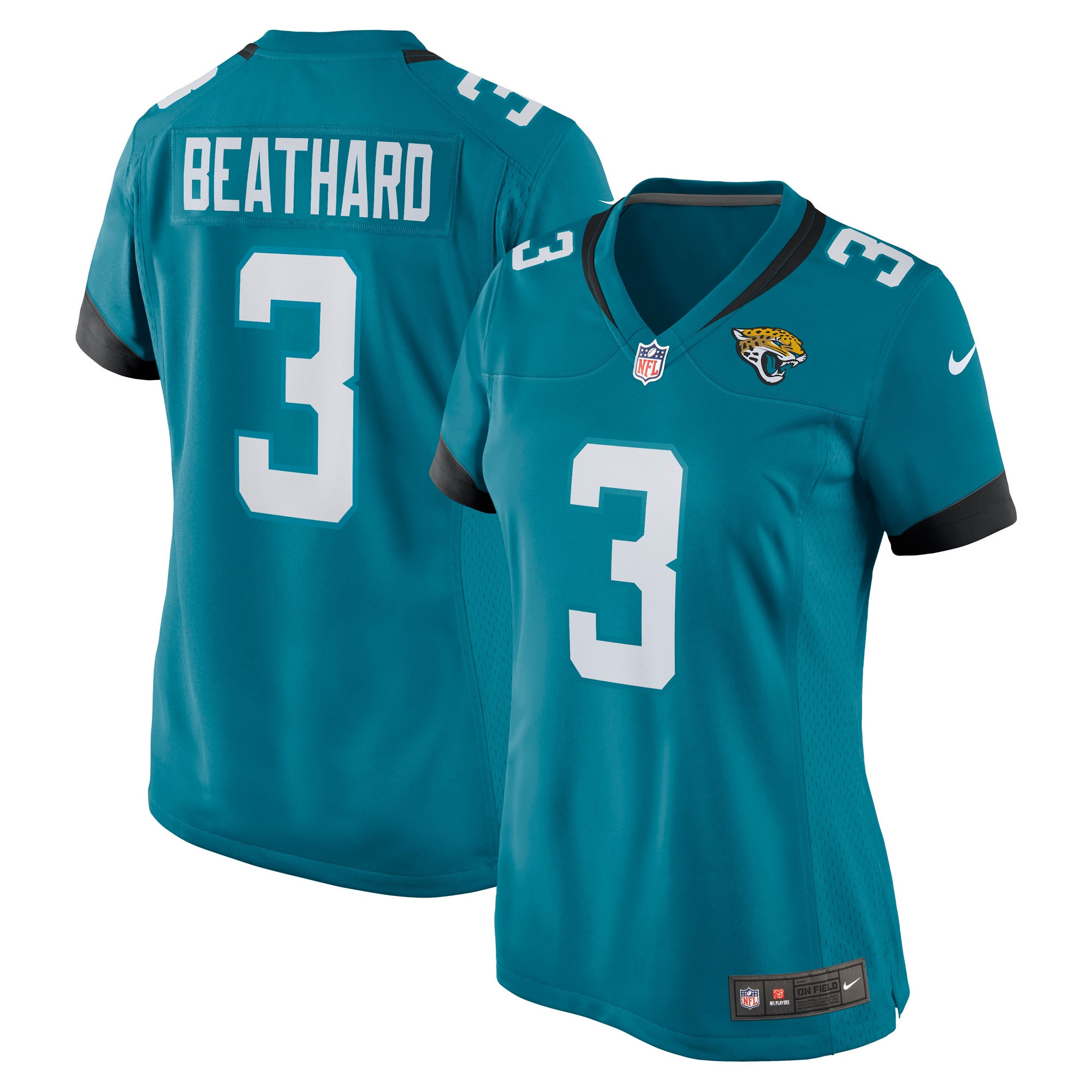 C.j. Beathard Jacksonville Jaguars Womens Game Jersey – Teal NFL