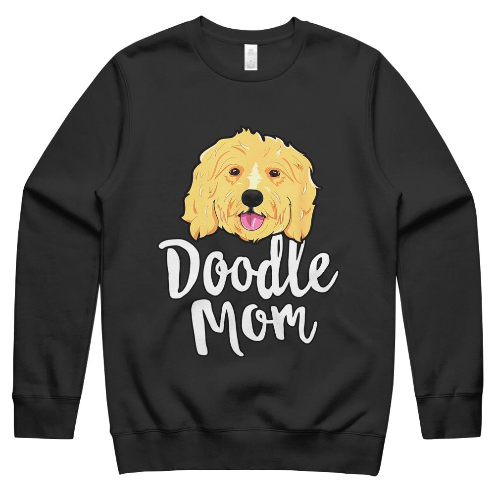 Doodle Mom  Women Goldendoodle Dog Puppy Mother Crewneck Sweatshirt