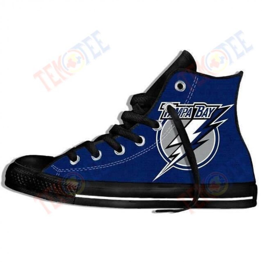 Mens Womens Tampa Bay Lightning Shoes High Top Sneaker TMT783