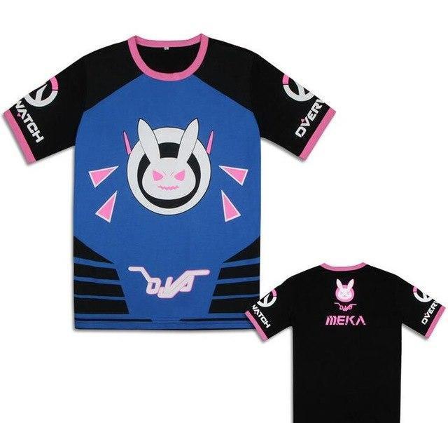 Overwatch D.Va Dva Rabbit Bunny T-Shirt V2