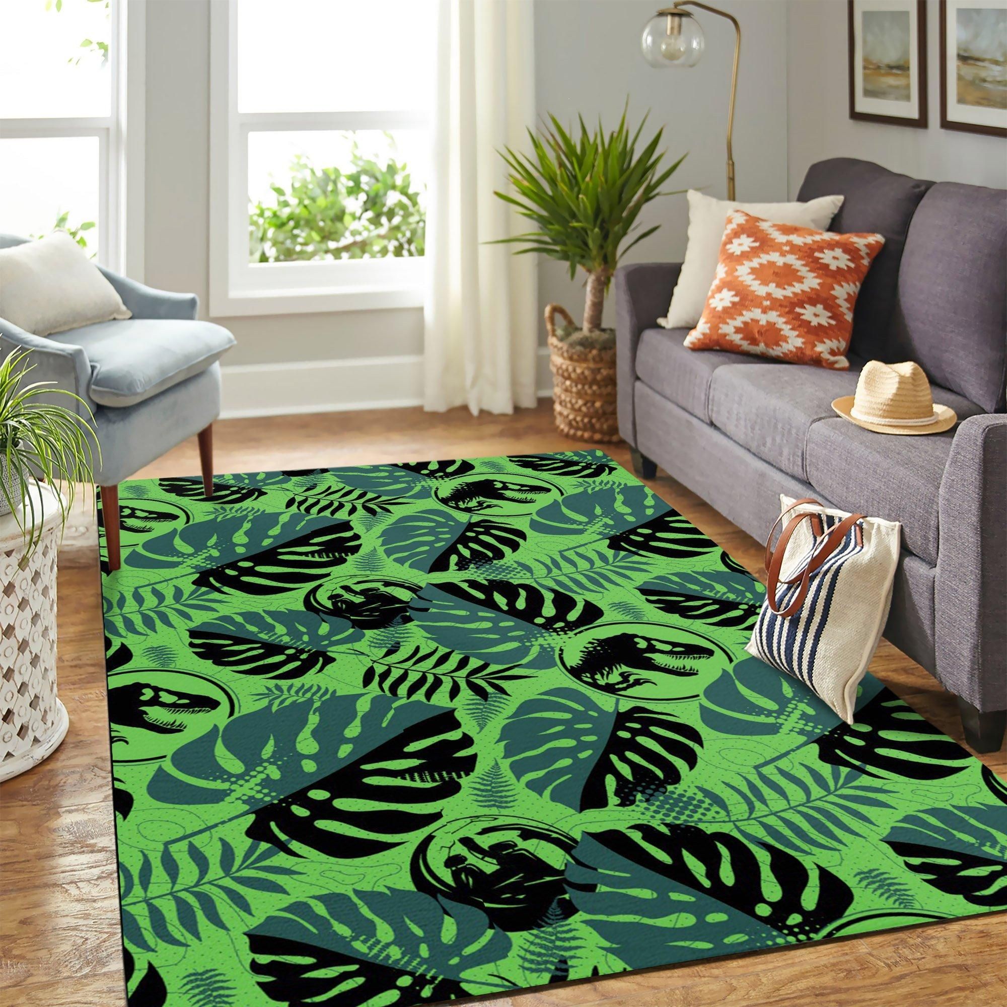 Jurasic World Area Rug Geeky Carpet – home decor – Bedroom Living Room decor