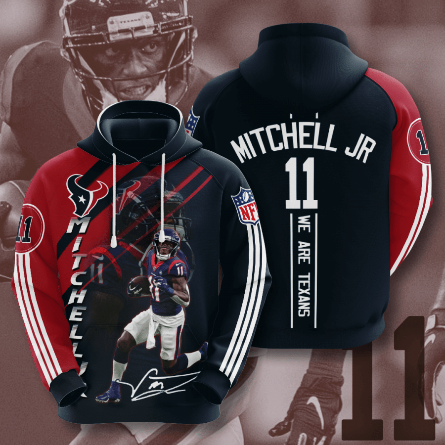 Houston Texans Steven Mitchell Jr 47 Unisex 3D Hoodie Gift For Fans