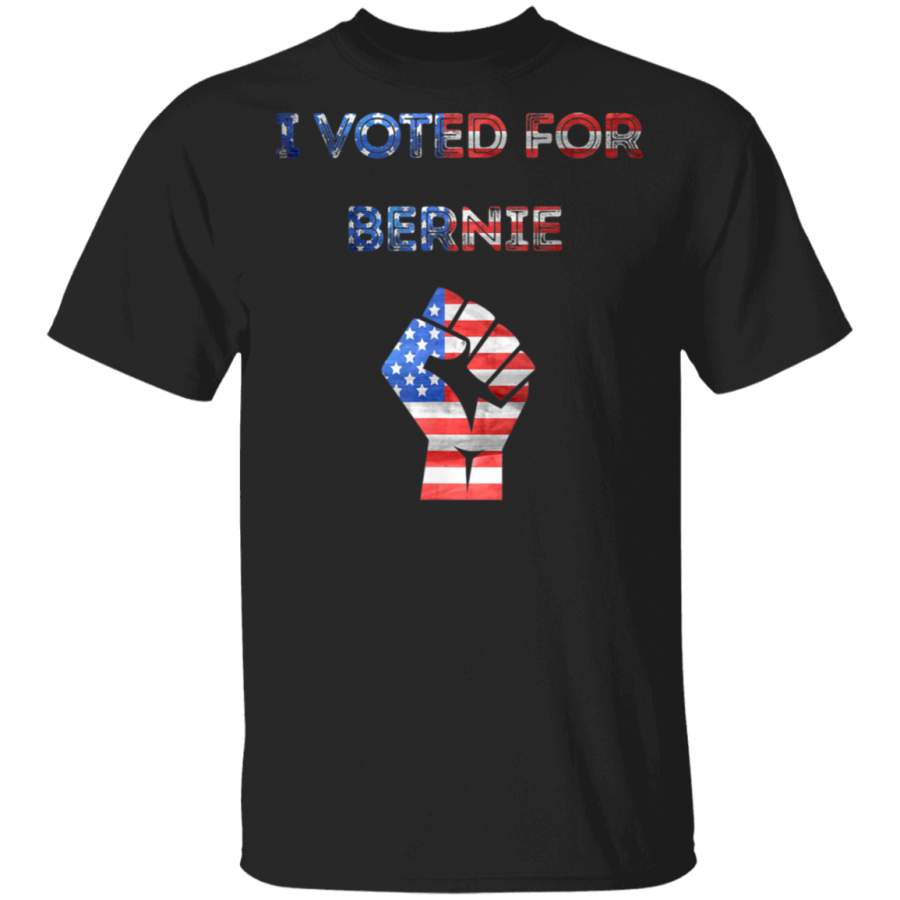 I Voted For Bernie USA Presidential Election Vote Democratic TShirt