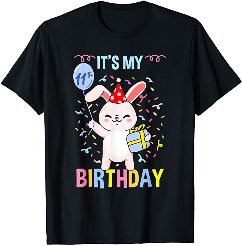 Its My 11th Birthday Bunny T-Shirt