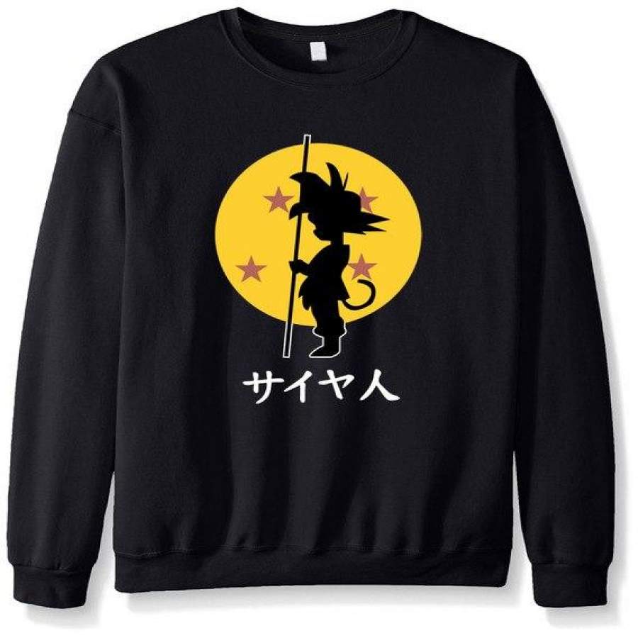 2017 autumn kpop long sleeve streetwear hip hop homme crossfit ball z hipster casual cotton hoodies Dragon Ball Z sweatshirt men