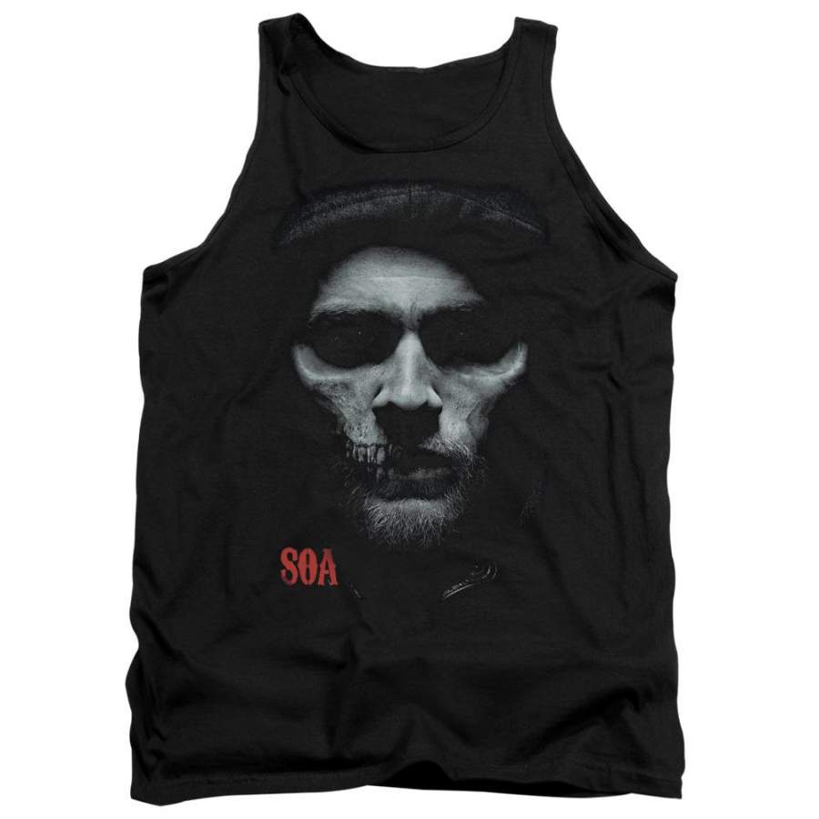 Sons Of Anarchy - Skull Face Adult Tank - TattoosCafe
