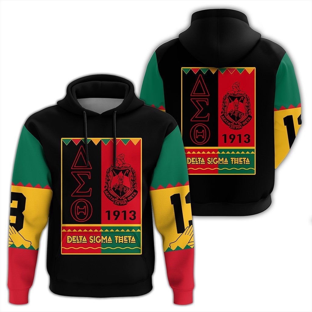 Sorority Hoodie – Delta Sigma Theta Black History Month Pullover Hoodie