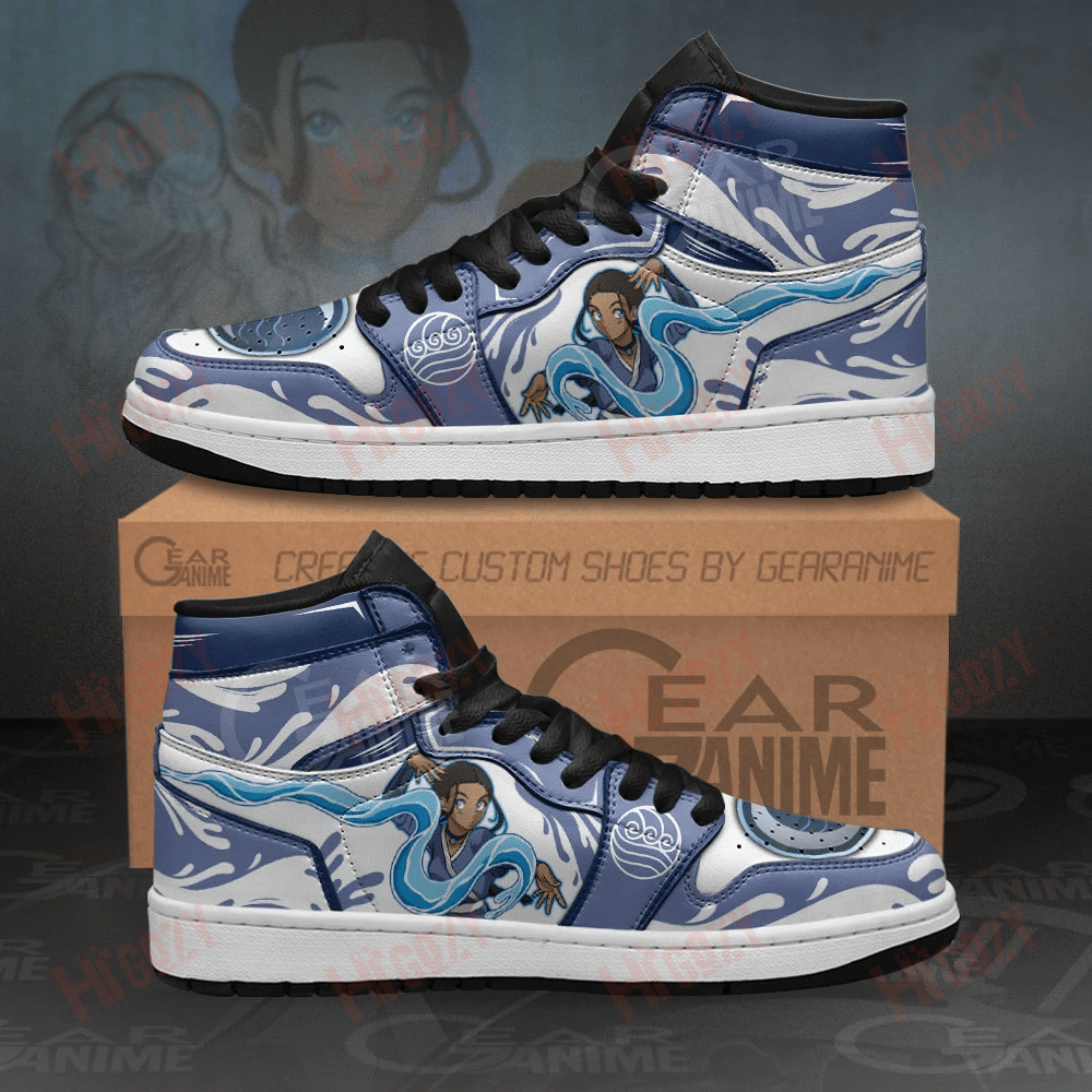 Katara Sneakers Custom Avatar The Last Airbender Anime Shoes – Airgenne