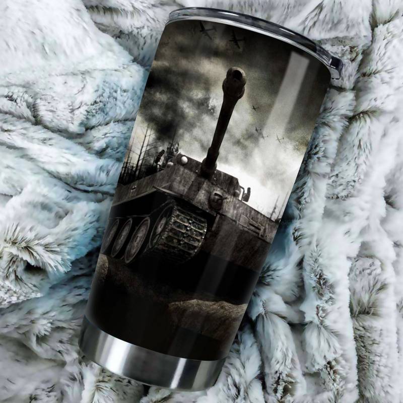 Artsyhomes [Tumbler] Tiger Tank German Stainless Steel-870