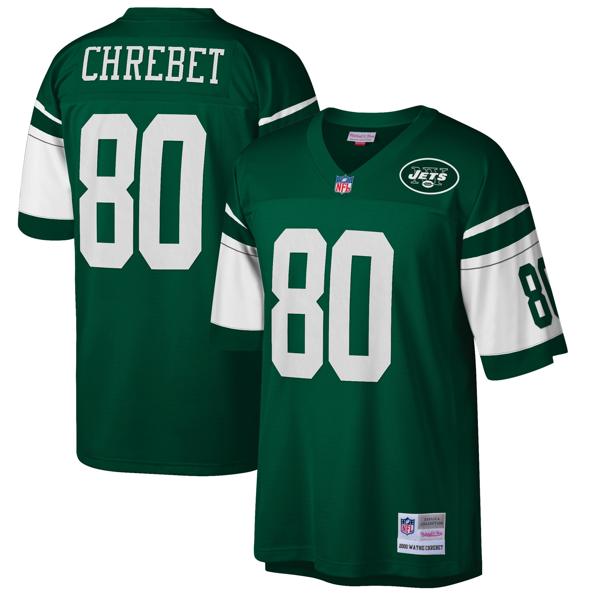 Wayne Chrebet New York Jets Mitchell & Ness Retired Player Legacy Replica Jersey – Green NFL