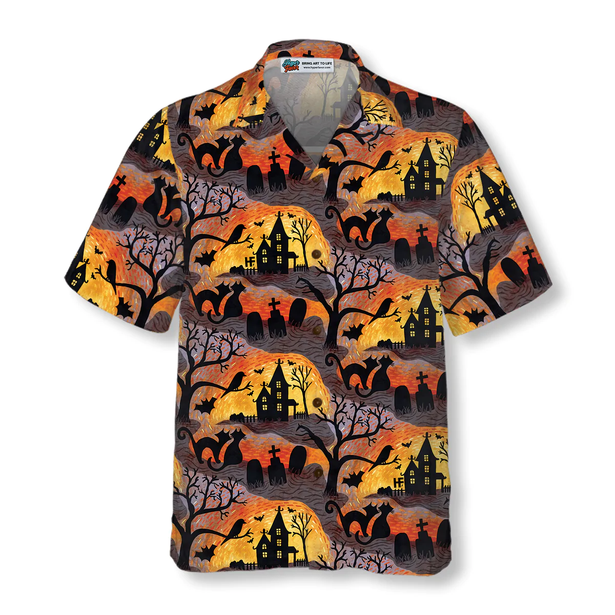 Spooky Night Halloween Hawaii Shirt For Men And Funny Ha100395