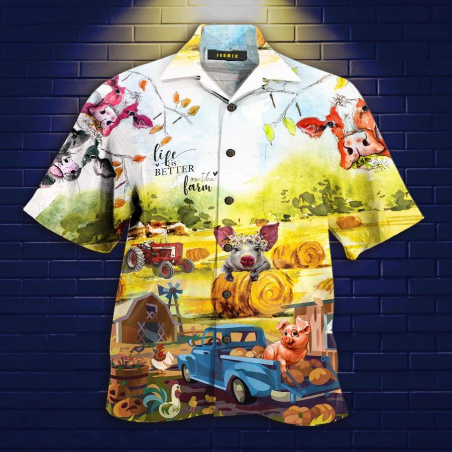 Happy Farmer Hawaiian Shirt Ha37329