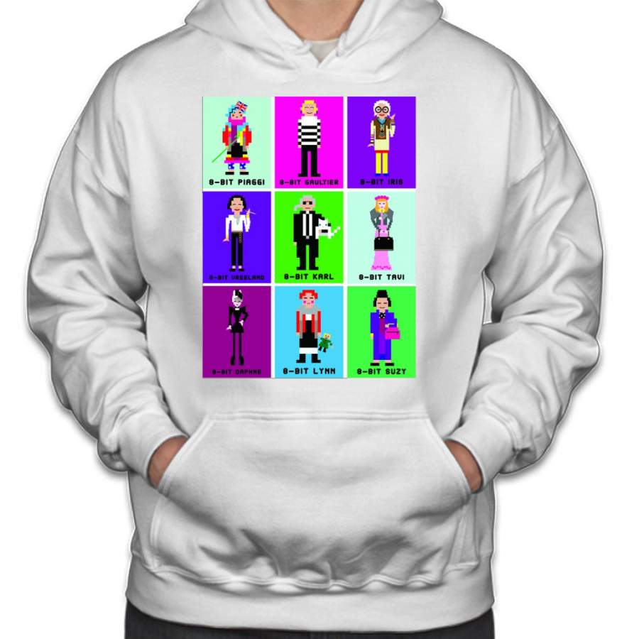 8-Bit Fashion Icons Hoodie