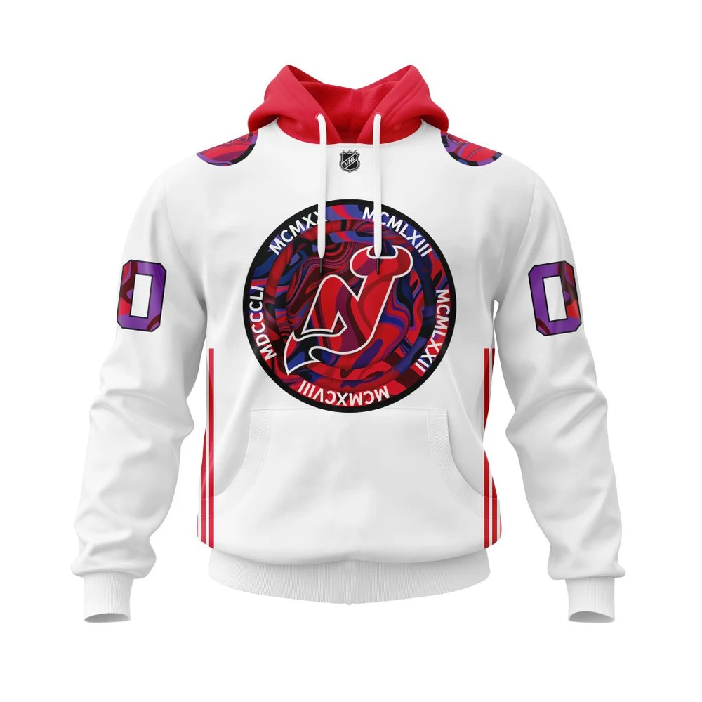 Hoodie New Jersey Devils , Gender Equality Night Qtnhl080524A3837Hd