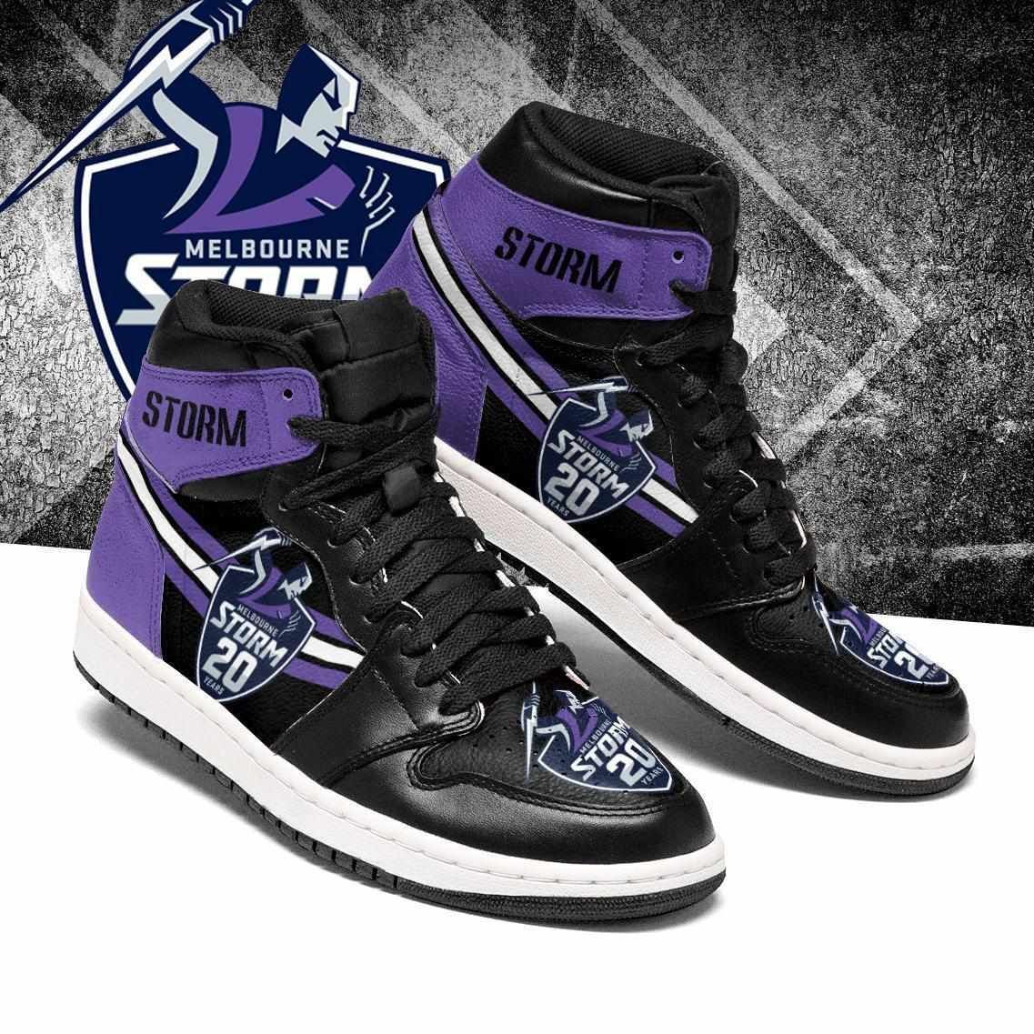 Melbourne Storm Nrl Air Jordan Shoes Sport Sneakers