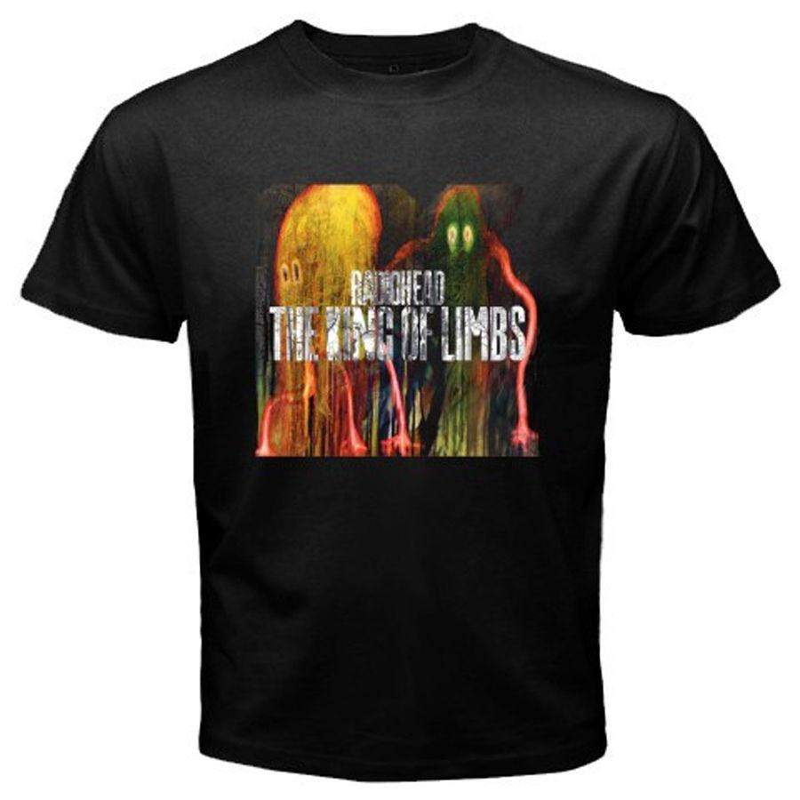 Radiohead King Of The Limbs Alt Rock Band Mens Black T Shirt ...