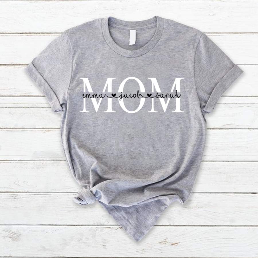 Personalized Mom T-Shirt, Custom Mom T-Shirt