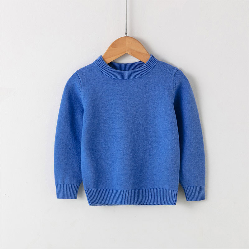 2022 New Toddler Boys Girls Sweaters Knitwear Children’s Clothing Turtleneck Long Sleeve Warm Thicken Jumpers Kids Pullover Tops alx