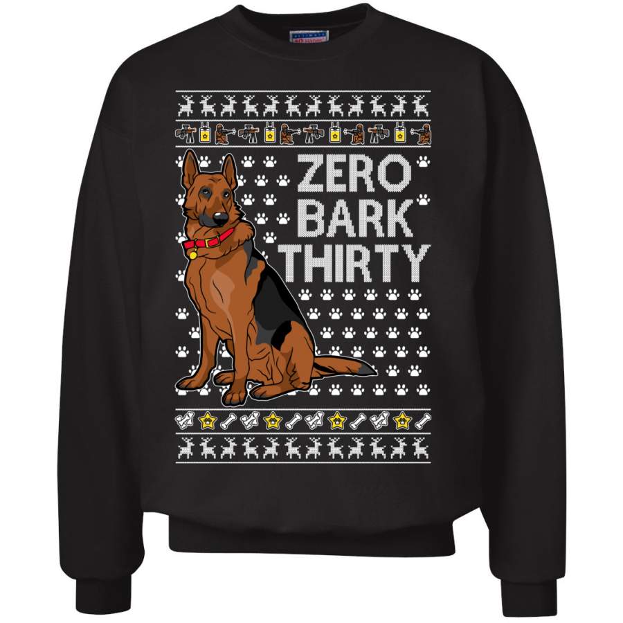Zero Bark Thirty Patriotic U.S. Mission  Ugly Christmas Sweater 2023 Crewneck Graphic Sweatshirt