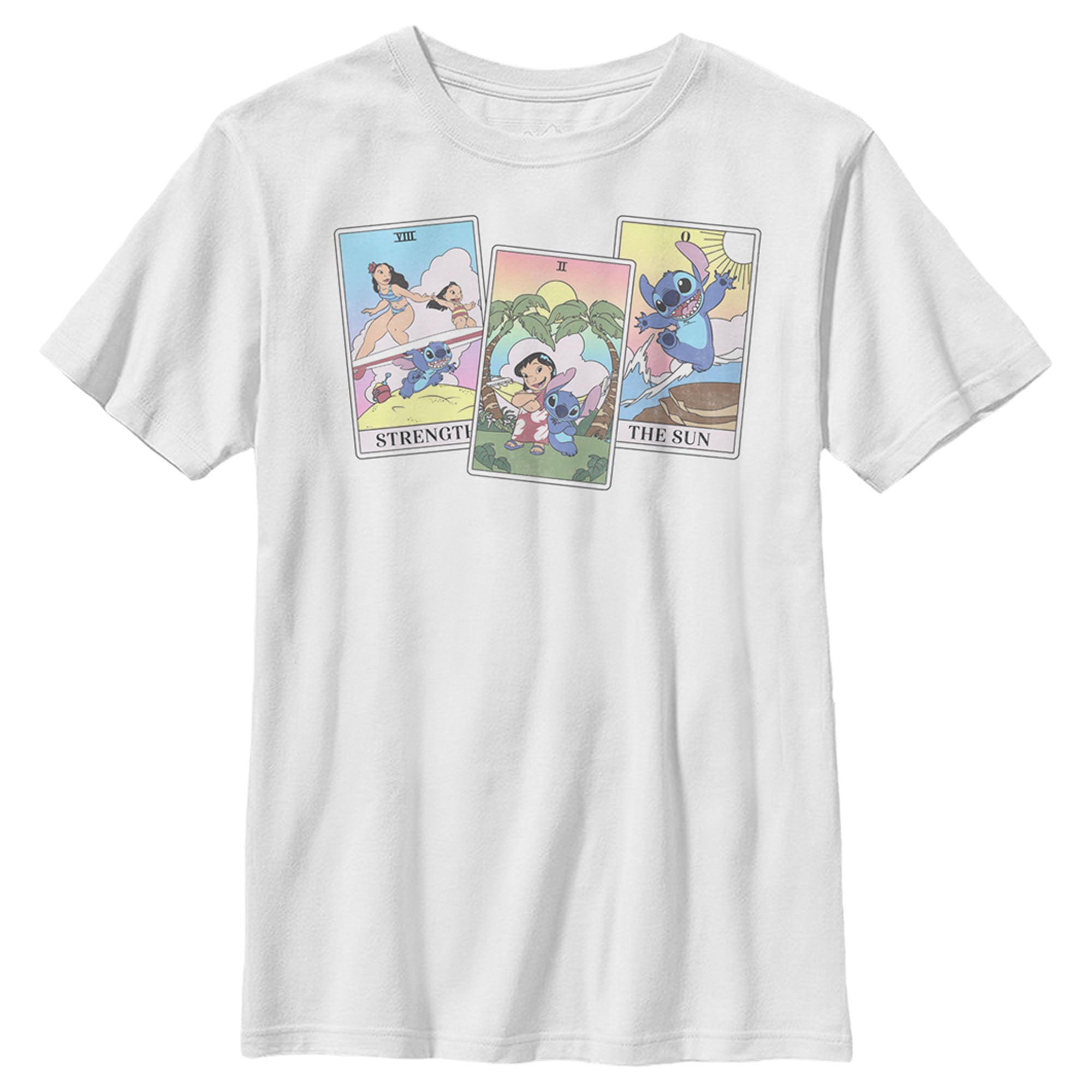 Boy’S Lilo & Stitch Family Tarot Cards T-Shirt