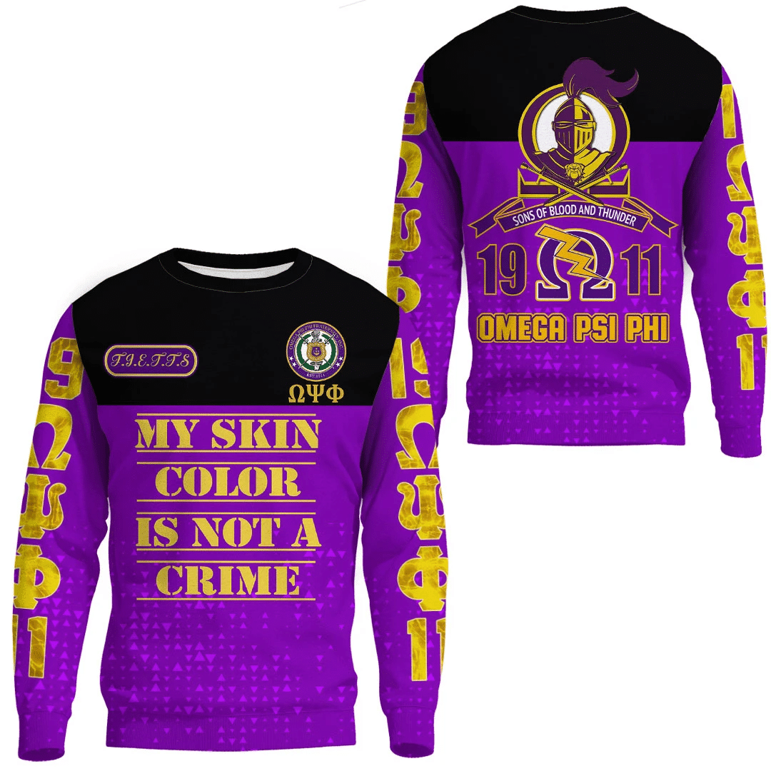 Africa Zone Sweatshirt – Omega Psi Phi Sweatshirts A7