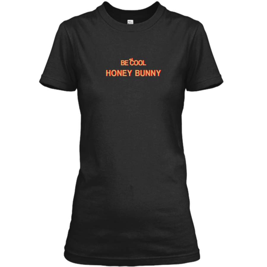 Be Cool Honey Bunny Ears Retro Easter T-Shirt Ladies Custom