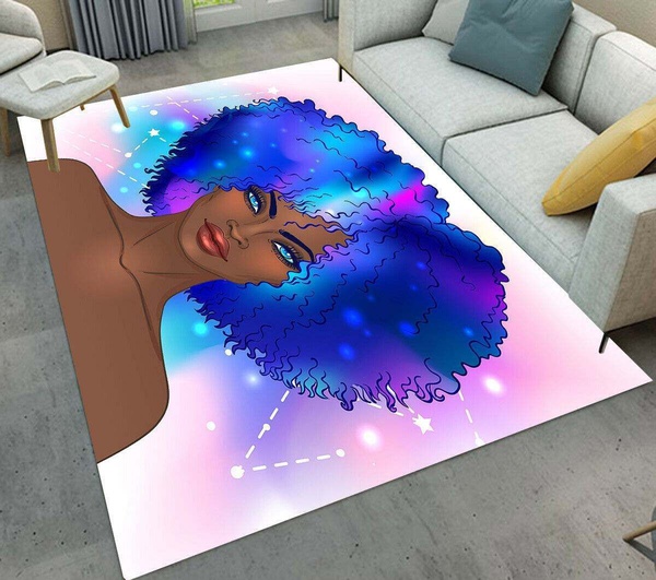 African American Girl Galaxy Cl04100004Mdr Rug