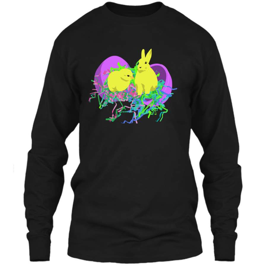 Easter Candy Friends LS Ultra Cotton Tshirt