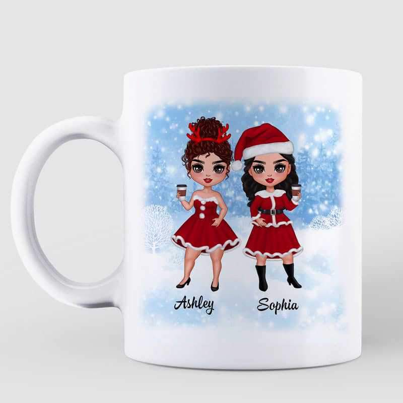 Doll Besties There Is No Greater Gift Christmas Personalized Mug