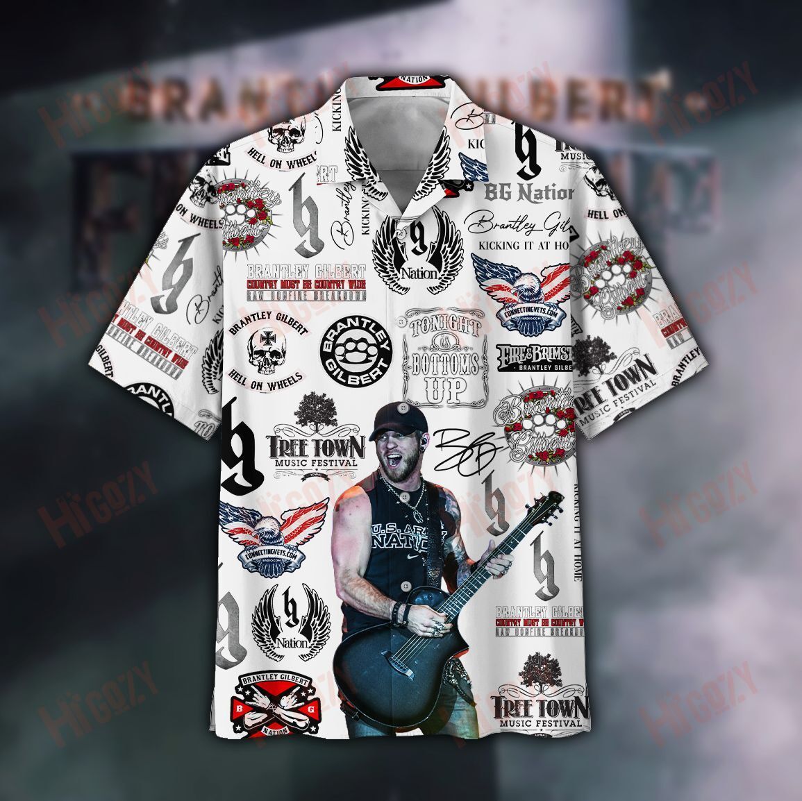 Brantley Gilbert Hawaii Shirt Limited Edition Ha73372