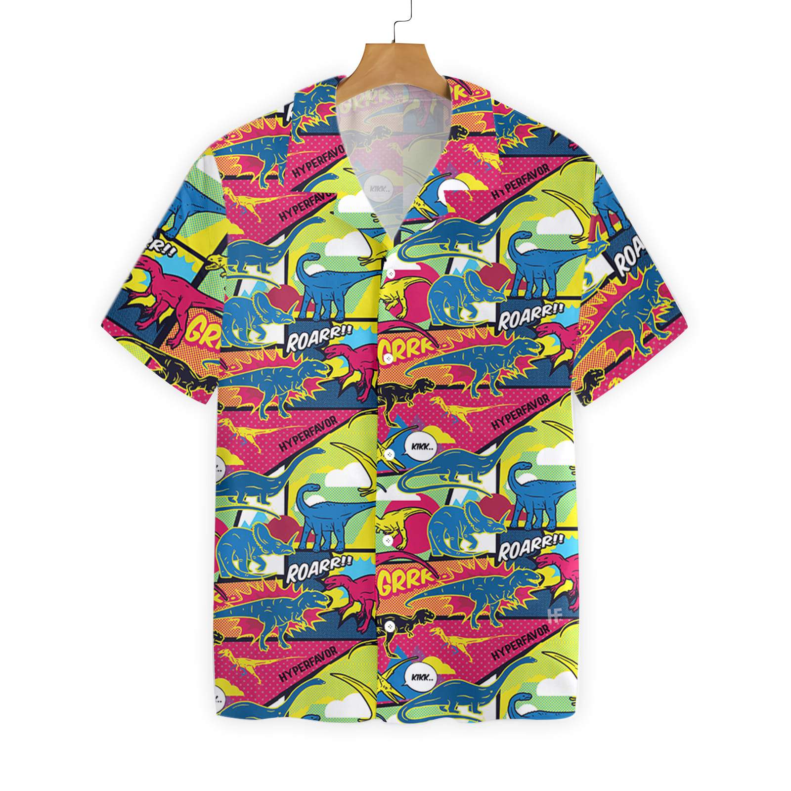 Comic Dinosaur 2610 Hawaii Shirt Ha85012