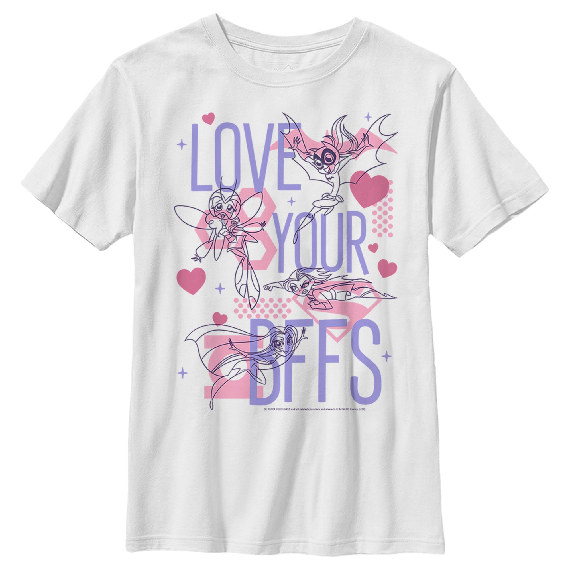 Boy’S Batman Valentine’S Day Love Your Bffs T-Shirt