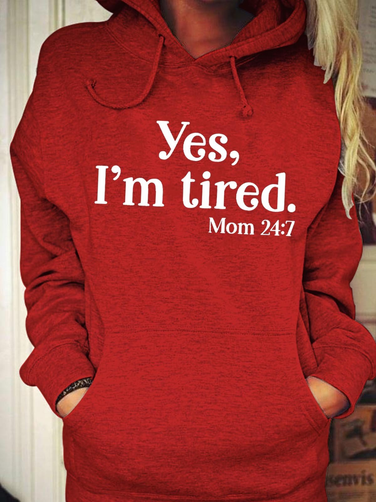 Women’S Yes I’M Tired Hoodie