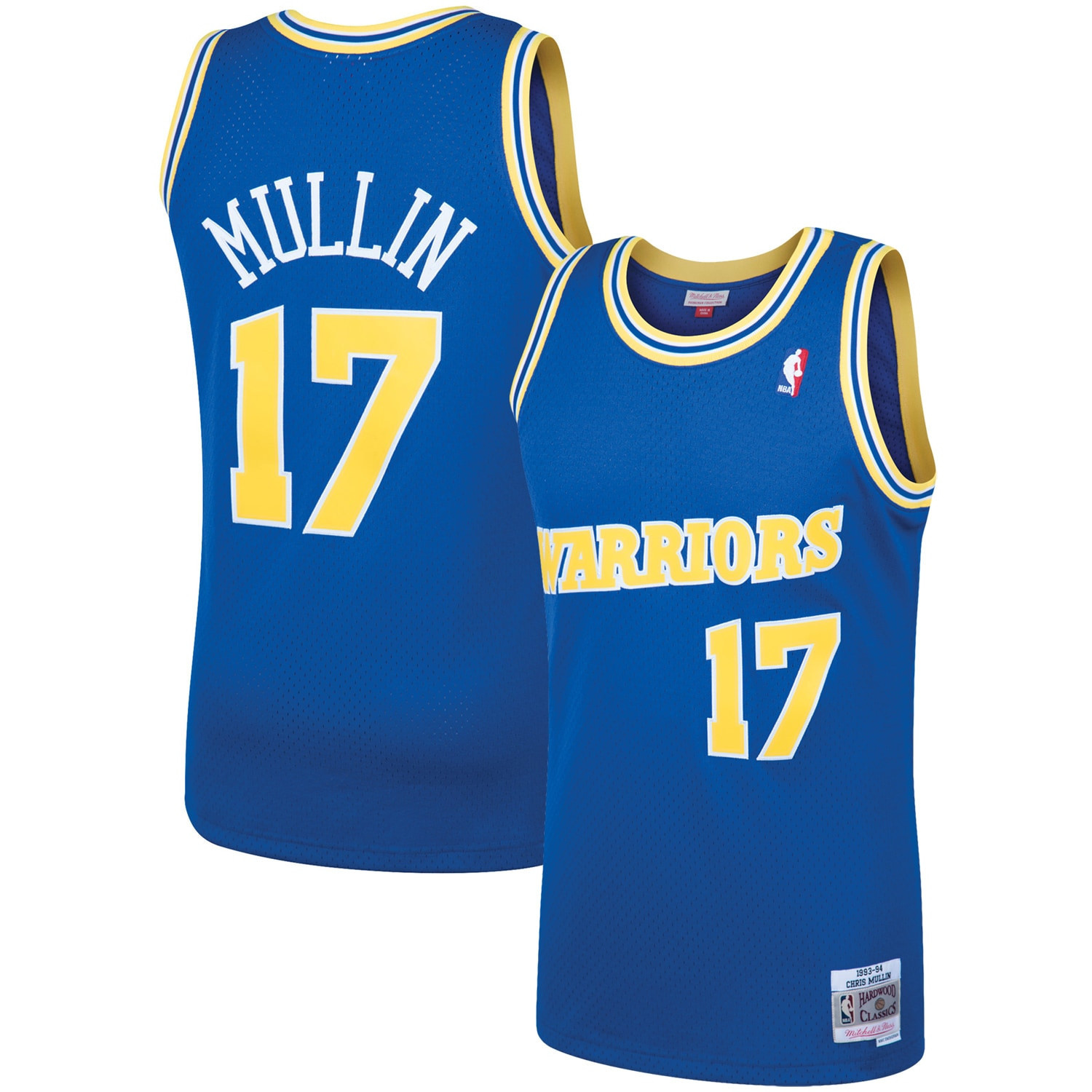 Chris Mullin Golden State Warriors Mitchell & Ness 1993-94 Hardwood Classics Swingman Player Jersey – Royal NBA