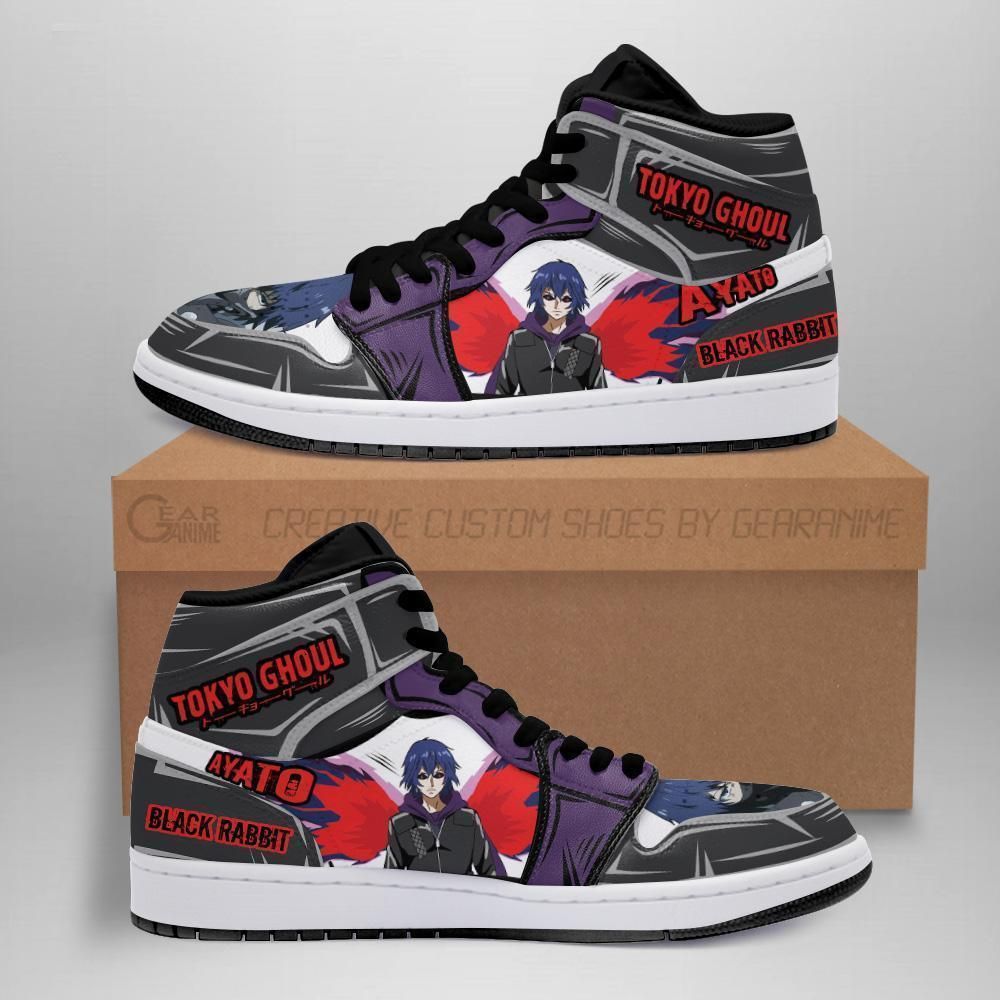 Ayato Custom Tokyo Ghoul Anime Mn05 Air Jordan Shoes Sport Sneakers
